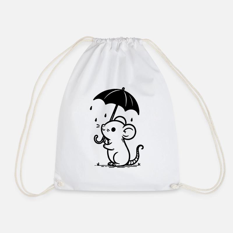Souris - Sac de sport léger - blanc