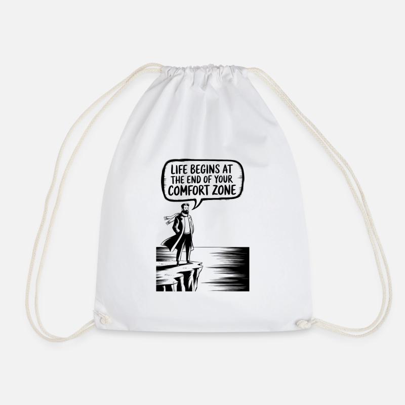 La vie commence - Sac de sport léger - blanc