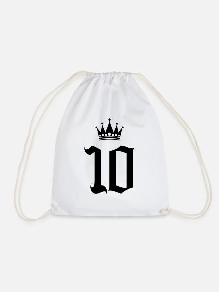 10 krone - Turnbeutel - Weiß