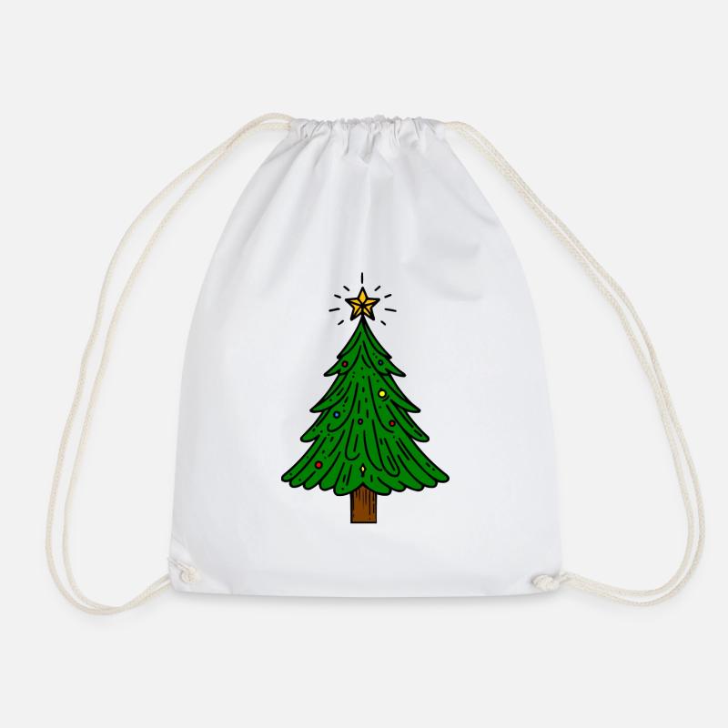 Sapin de Noël - Sac de sport léger - blanc
