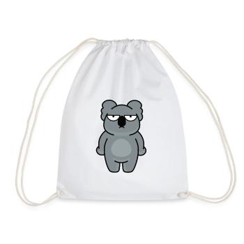 Miś koala - Turnbeutel - Weiß - Vorne