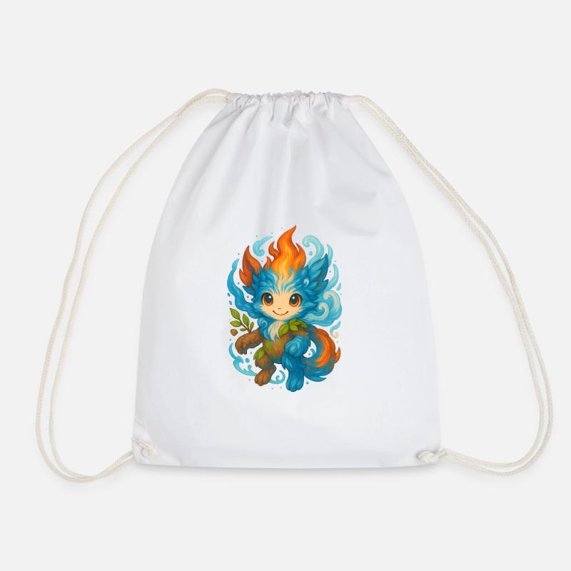Elemental - Drawstring Bag - white