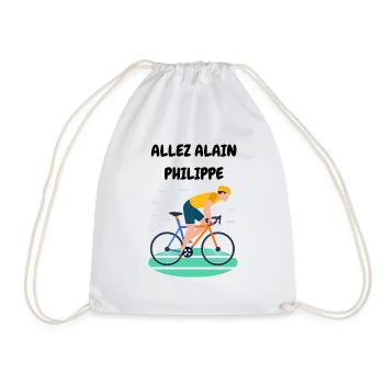 ALLEZ ALAIN PHILIPPE - Sac de sport léger - blanc - Devant