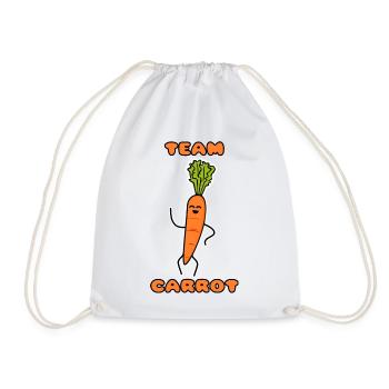 Team Carrot - Turnbeutel - Weiß - Vorne