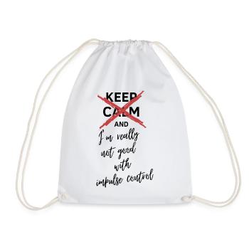 Vampire Academy Keep calm - Drawstring Bag - white - Front