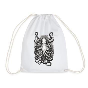 Octopus Tattoo Deep Sea Mystic Kraken Design - Sac de sport léger - blanc - Devant