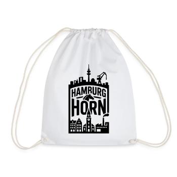 Hamburg Horn - Turnbeutel - Weiß - Vorne