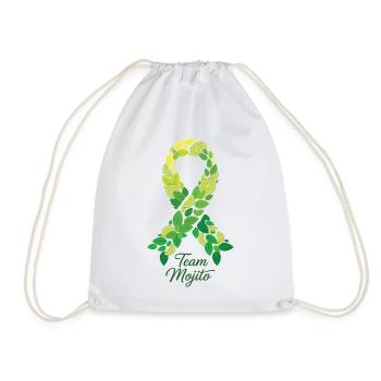 Équipe de enterrement de vie de jeune fille Mojito Barman de cocktails - Sac de sport léger - blanc - Devant