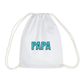 BONNE FÊTE PAPA. PAPA. FÊTE DES PÈRES. PÈRE - Sac de sport léger - blanc - Devant