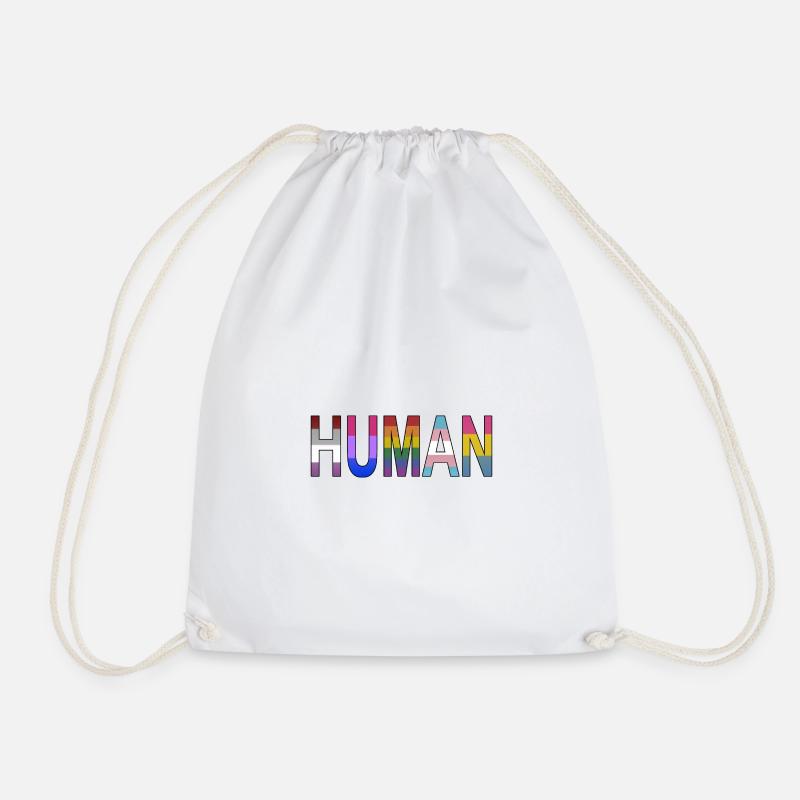 HUMAN - Turnbeutel - Weiß