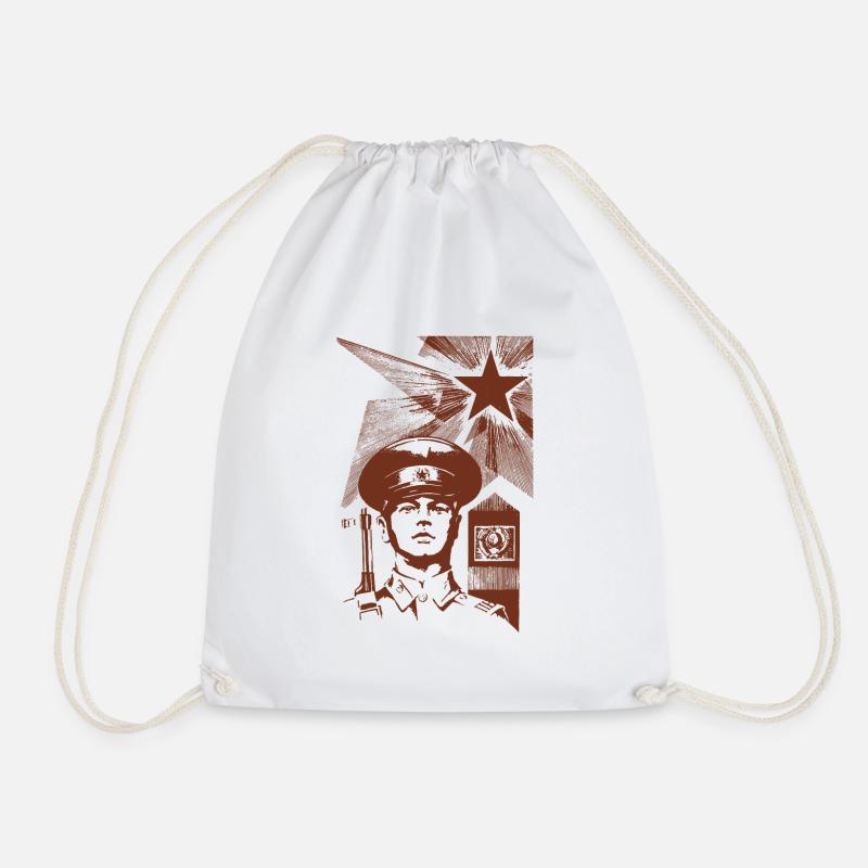 URSS Union soviétique Lénine don Poutine - Sac de sport léger - blanc