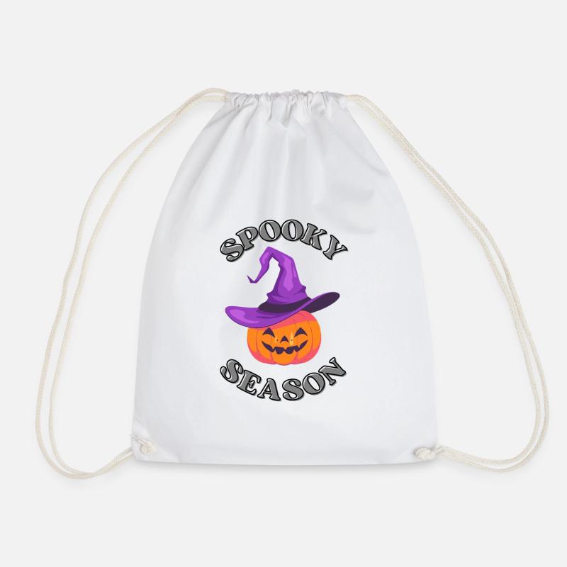 Spooky Season - Drawstring Bag - white