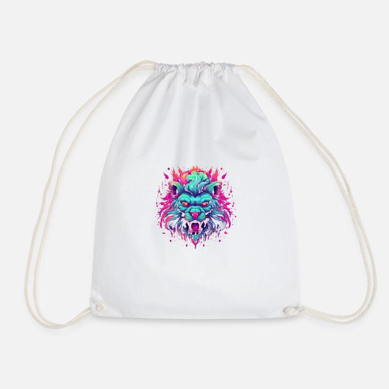 King Leon - Drawstring Bag - white