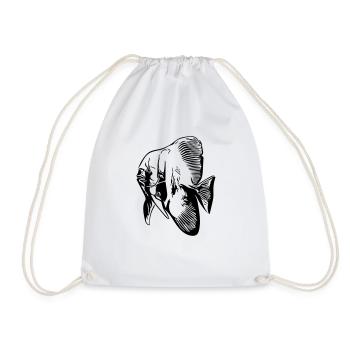 Batfish / Batfish / Couleurs vectorielles - Sac de sport léger - blanc - Devant