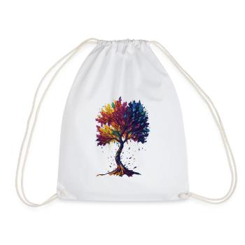Tree of Life - Drawstring Bag - white - Front