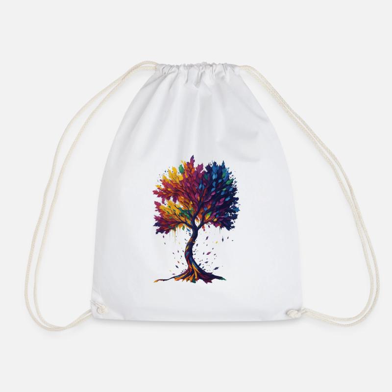 Arbre de vie - Sac de sport léger - blanc