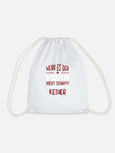Wenn Es Kevin Nicht Schafft Dann Schafft es Keiner - Turnbeutel - Weiß