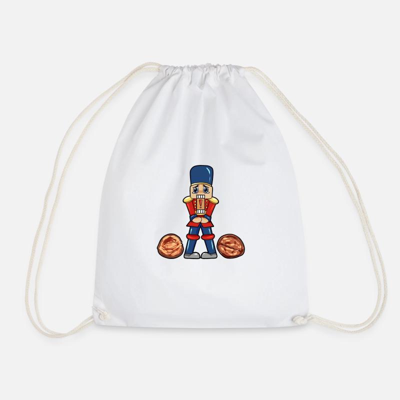 Nutcracker walnut pain tchaikovsky ballet - Drawstring Bag - white