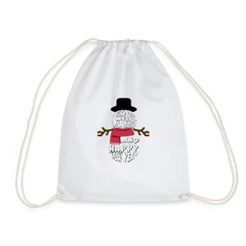 JOYEUX NOEL ET BONNE ANNÉE - Sac de sport léger - blanc - Devant