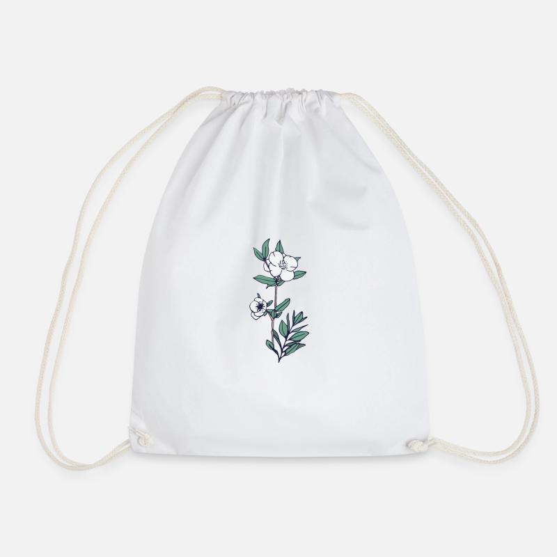Conception de roses - Sac de sport léger - blanc