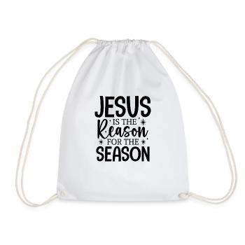 Jesus is the Reason for the Season - Turnbeutel - Weiß - Vorne