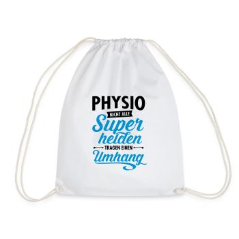 Physio -Nicht Alle Superhelden Tragen EInen Umhang - Turnbeutel - Weiß - Vorne