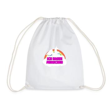 Je déteste les gens - Sac de sport léger - blanc - Devant