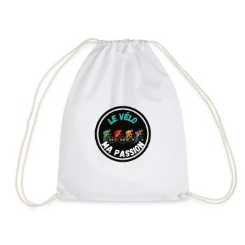 le vélo ma passion - Sac de sport léger - blanc - Devant