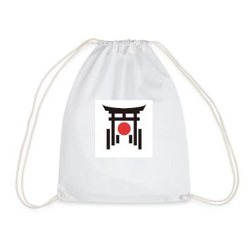 japan Shrein - Turnbeutel - Weiß - Vorne
