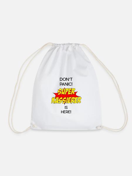 Super Kassierer / Super Cashier - Turnbeutel - Weiß
