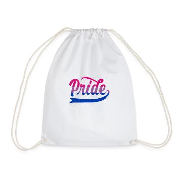 LGBT Arc-en-ciel Bisexuel Pride - Sac de sport léger - blanc - Devant