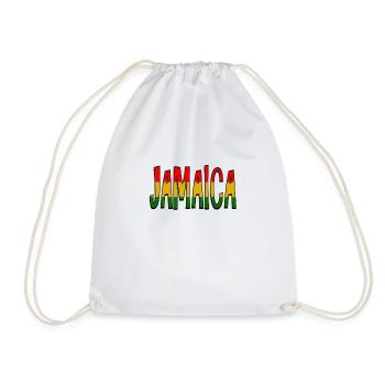 jamaica - Drawstring Bag - white - Front