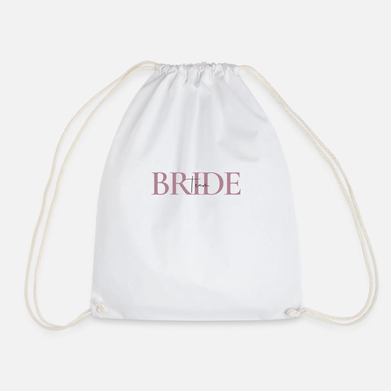 BRIDE team - Turnbeutel - Weiß