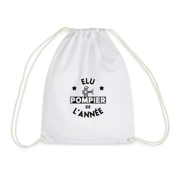 Elu pompier de l année - Sac de sport léger - blanc - Devant