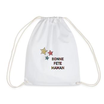 BONNE FÊTE. FÊTE DES MÈRES. FÊTE DES PÈRES. FÊTE - Sac de sport léger - blanc - Devant