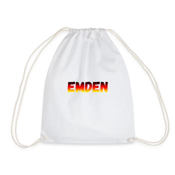 Emden - Drawstring Bag - white - Front