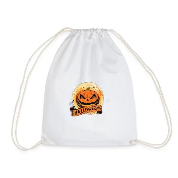 Bannière de citrouille d’Halloween 2026 - Sac de sport léger - blanc - Devant