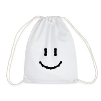 Would have had bicycle chain 13 - Drawstring Bag - white - Front