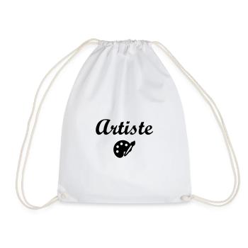 Artist - Art - Drawstring Bag - white - Front