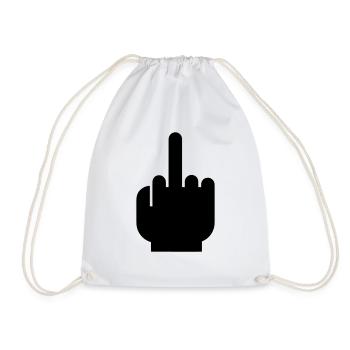 Fuck - Sac de sport léger - blanc - Devant