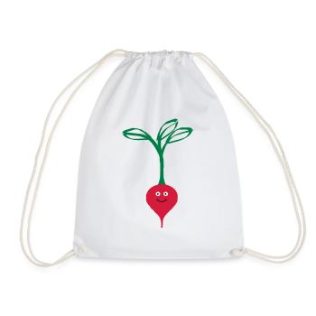 Radis - Sac de sport léger - blanc - Devant