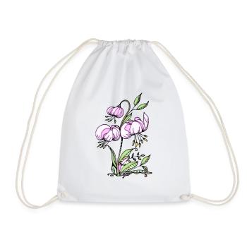Fleurs - Sac de sport léger - blanc - Devant