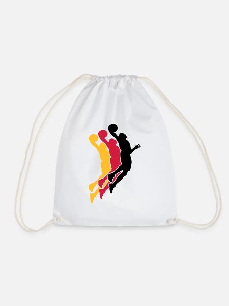 basketball - Turnbeutel - Weiß