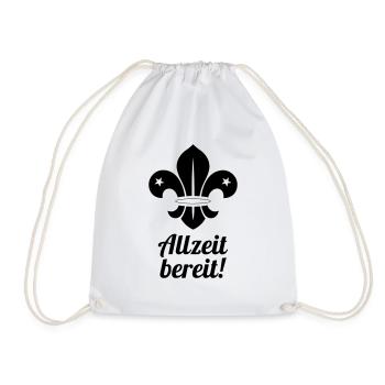 scout / scouting / scoutisme / guide - Sac de sport léger - blanc - Devant