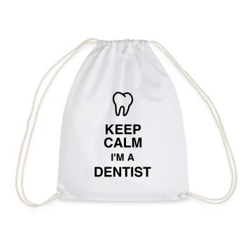 dentiste / dent / médecin / médecine - Sac de sport léger - blanc - Devant