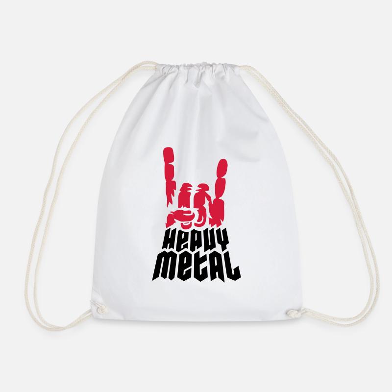 Cool Logo Heavy Metal - Sac de sport léger - blanc