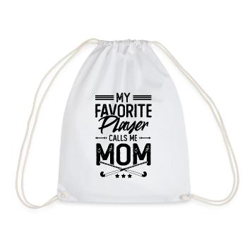 Field Hockey Mama - Drawstring Bag - white - Front
