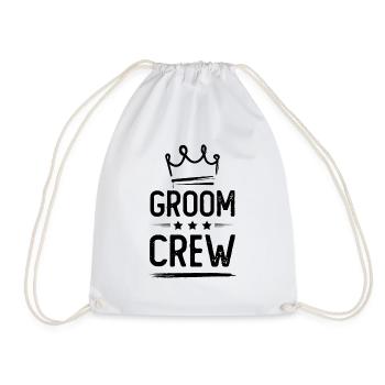 Groom Crew - Turnbeutel - Weiß - Vorne