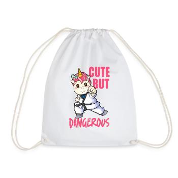 Mignon mais dangereux - Sac de sport léger - blanc - Devant