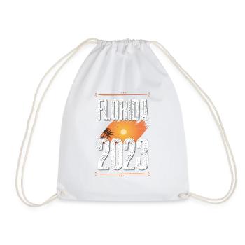 Florida 2023 - Drawstring Bag - white - Front